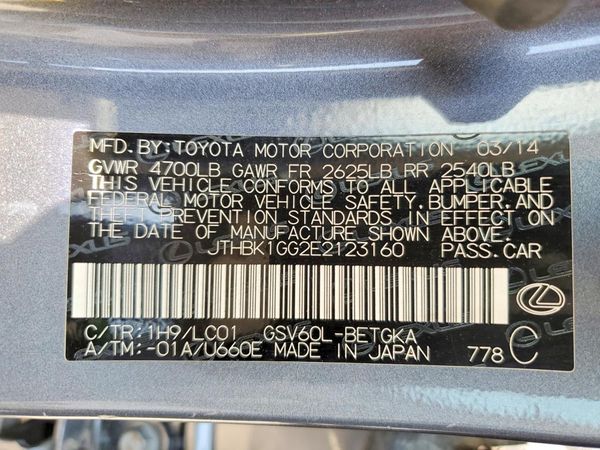 2014 LEXUS ES 350