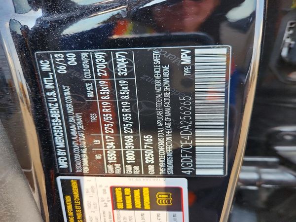 2013 MERCEDES-BENZ GL GL450 4MATIC