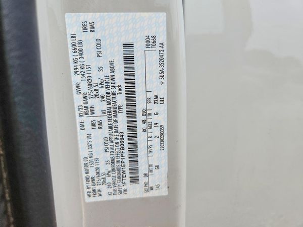 2023 FORD F150 SuperCrew