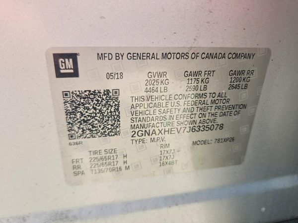 2018 CHEVROLET EQUINOX