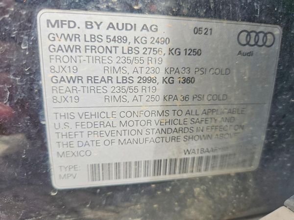 2021 AUDI Q5 quattro Premium Plus
