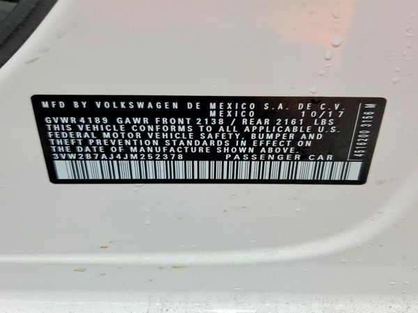 2018 VOLKSWAGEN JETTA