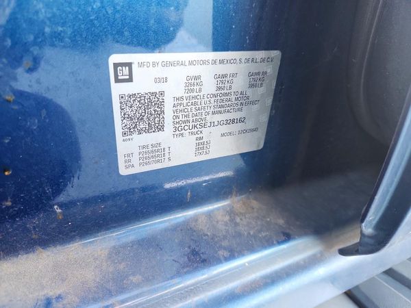 2018 CHEVROLET SILVERADO LTZ
