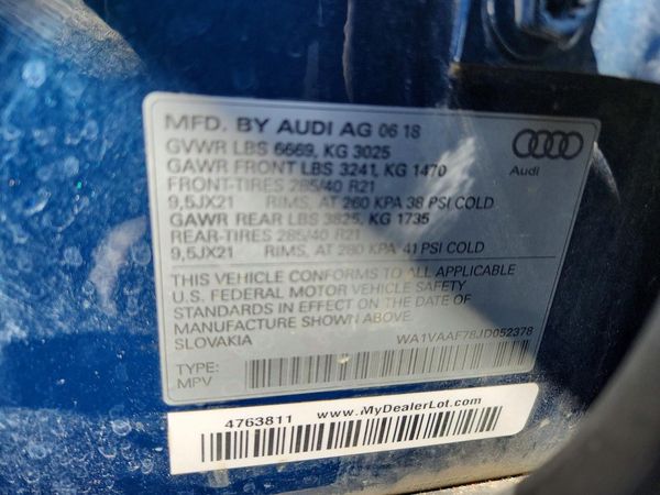 2018 AUDI Q7