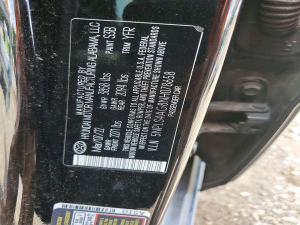 2022 HYUNDAI ELANTRA SEL w/Convenience Pkg — VINS