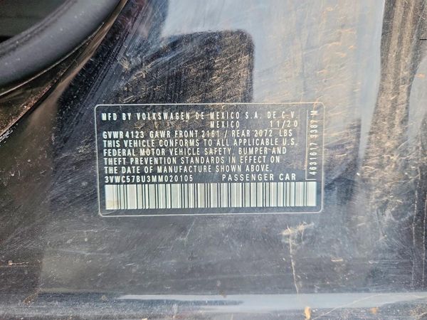 2021 VOLKSWAGEN JETTA S / SE / R-Line