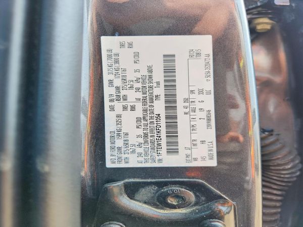 2019 FORD F150