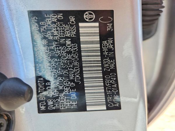 2015 TOYOTA PRIUS