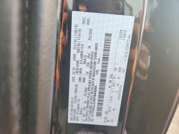 2024 FORD F150