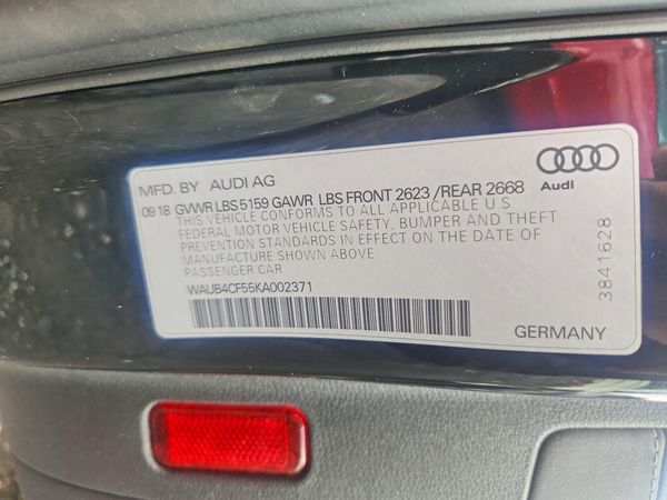 2019 AUDI S5
