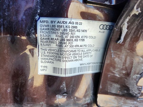 2022 AUDI Q7