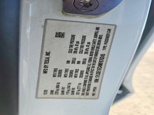 2021 TESLA MODEL 3