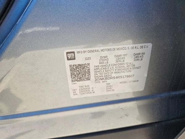 2024 CHEVROLET BLAZER 3LT — VINS