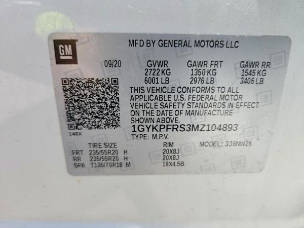2021 CADILLAC XT6 Platinum Premium Luxury — VINS
