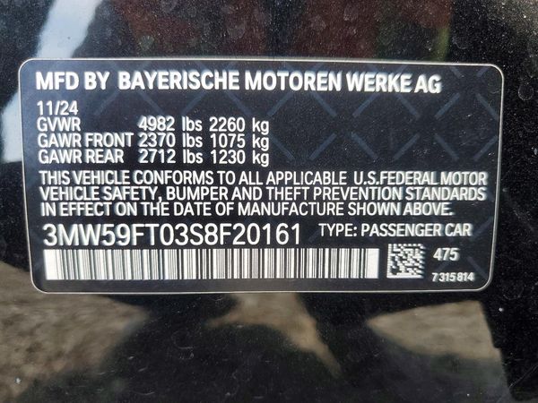 2025 BMW M340I