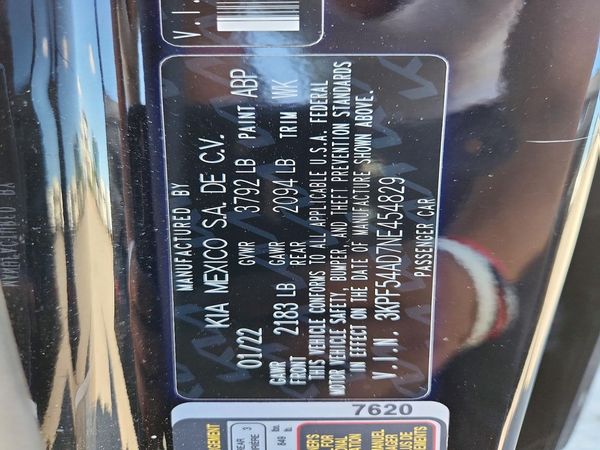 2022 KIA FORTE GT Line