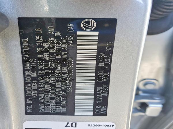 2025 LEXUS ES 350 350 Base