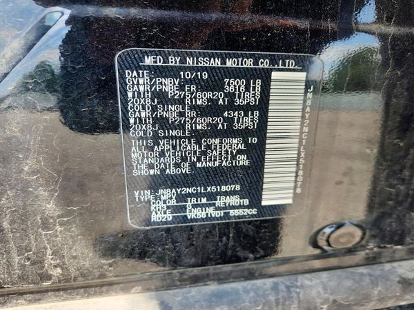 2020 NISSAN ARMADA