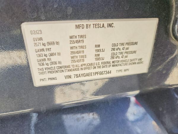 2023 TESLA MODEL Y
