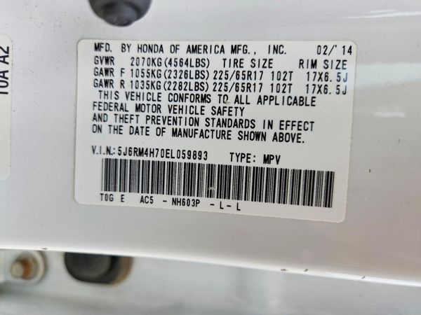 2014 HONDA CRV EX-L