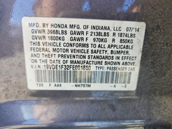 2015 ACURA ILX 20