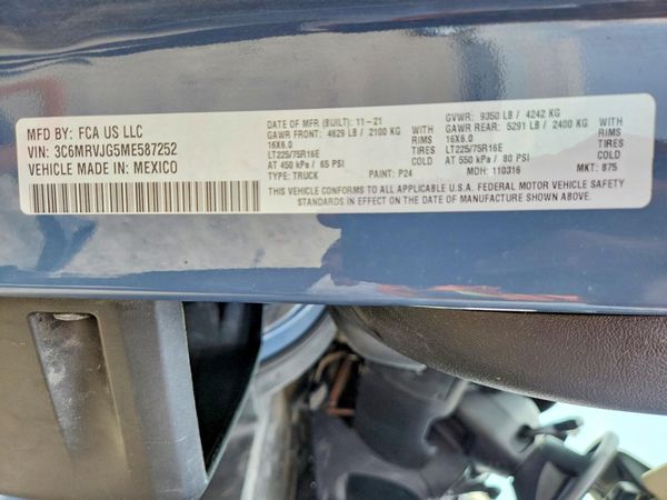 2021 RAM PROMASTER 3500