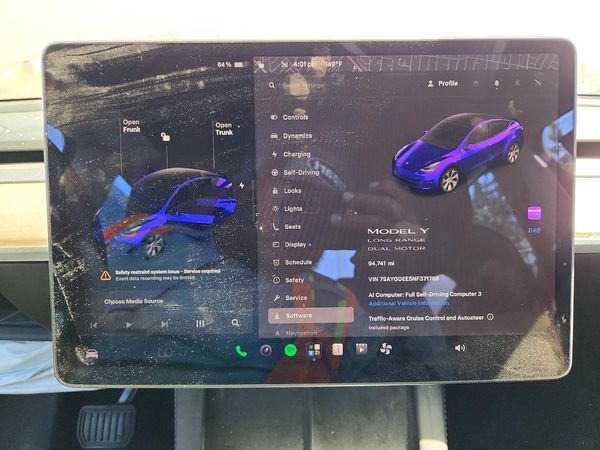 2022 TESLA MODEL Y — ODOM