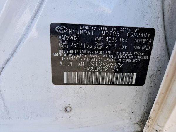 2021 HYUNDAI SONATA HYBRID