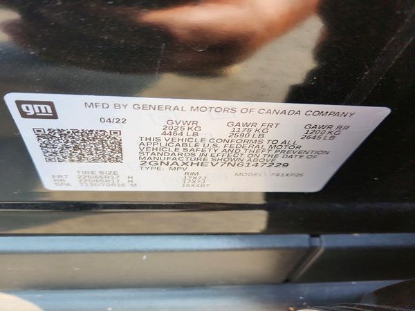 2022 CHEVROLET EQUINOX