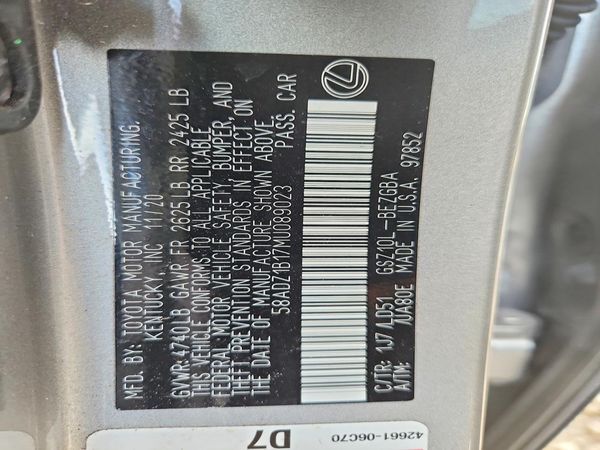 2021 LEXUS ES 350 350 Premium