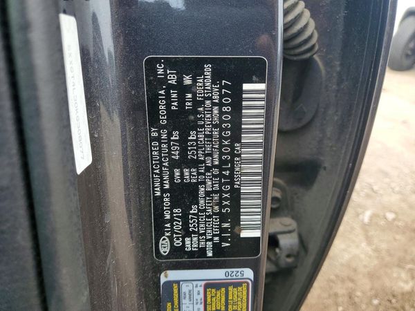 2019 KIA OPTIMA LX, S