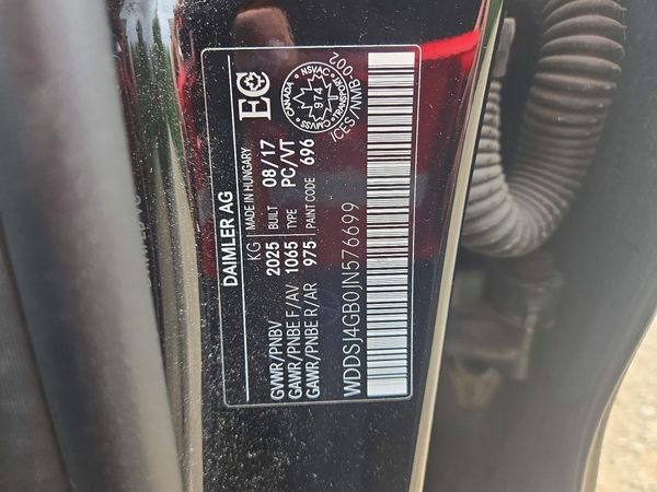 2018 MERCEDES-BENZ CLA CLA250-4M