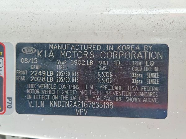 2016 KIA SOUL Plus