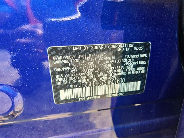 2025 SUBARU FORESTER