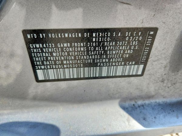 2020 VOLKSWAGEN JETTA S, SE, R-Line