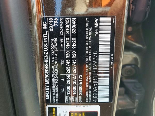 2018 MERCEDES-BENZ GLE GLE350