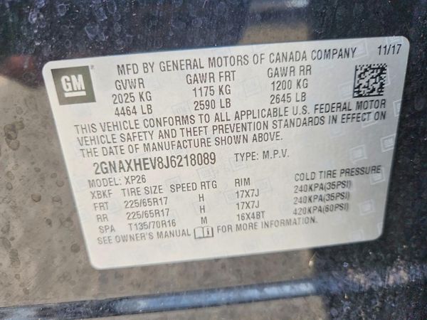 2018 CHEVROLET EQUINOX LS