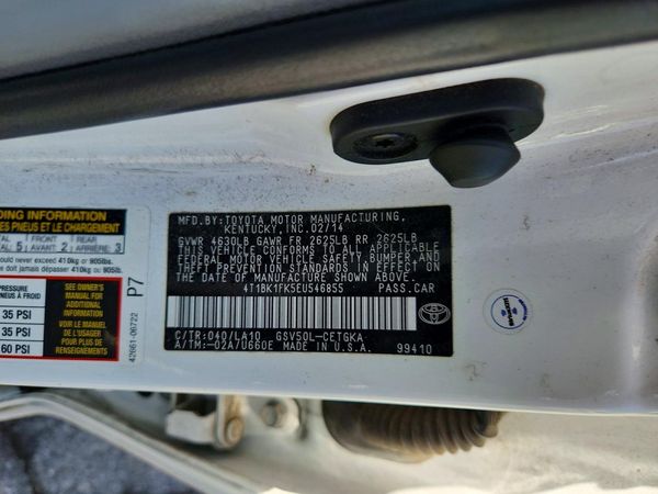 2014 TOYOTA CAMRY