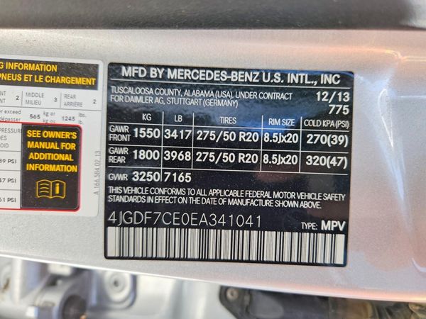 2014 MERCEDES-BENZ GL GL450 4MATIC