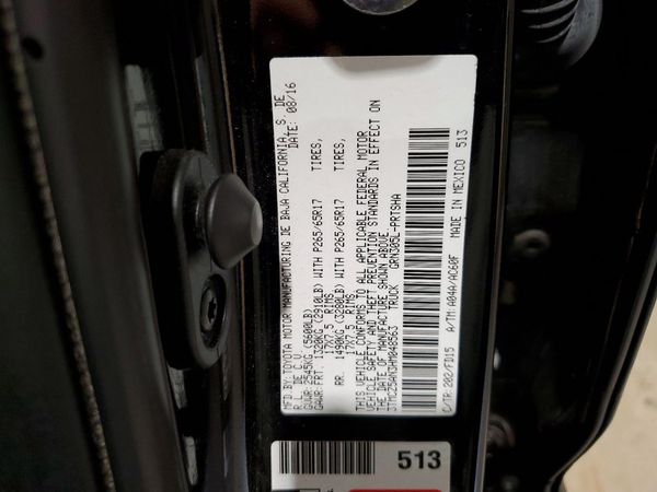 2017 TOYOTA TACOMA