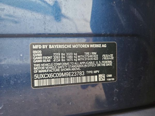 2021 BMW X7 M50i