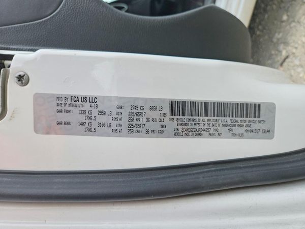 2018 DODGE GRAND CARAVAN SXT