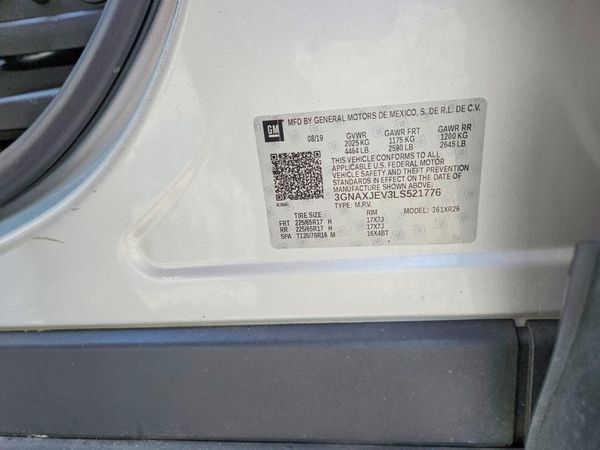 2020 CHEVROLET EQUINOX LT (2FL)