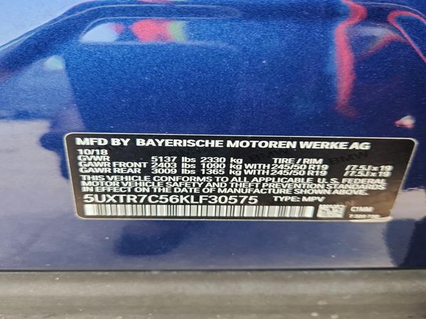 2019 BMW X3 sDrive30i