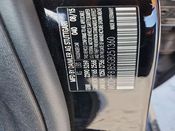 2016 MERCEDES-BENZ E