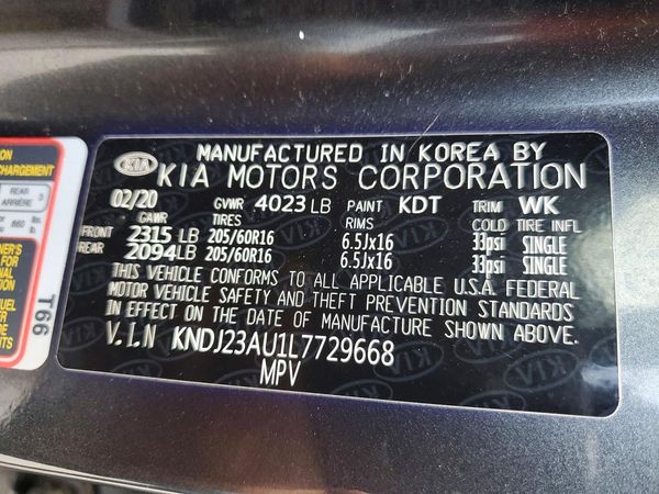 2020 KIA SOUL LX, S, X-Line