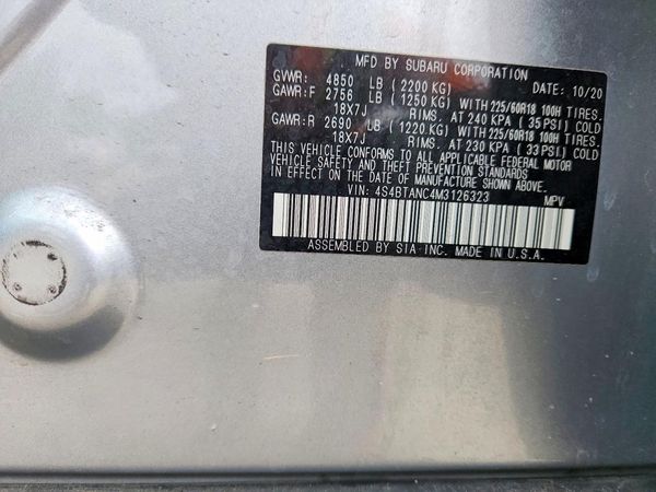 2021 SUBARU OUTBACK