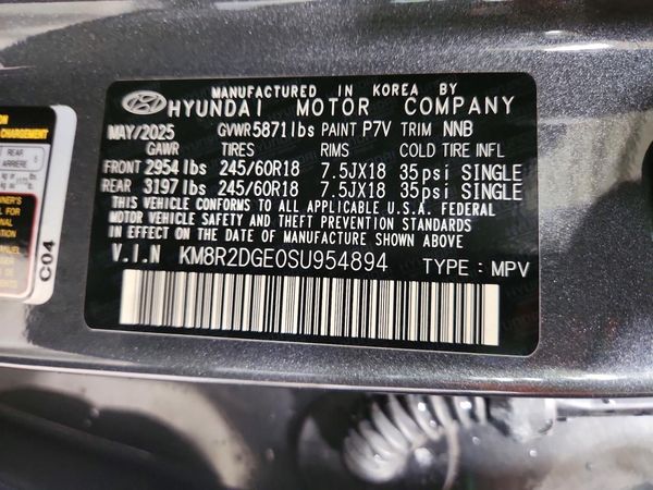 2025 HYUNDAI PALISADE SEL