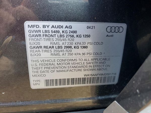 2021 AUDI Q5