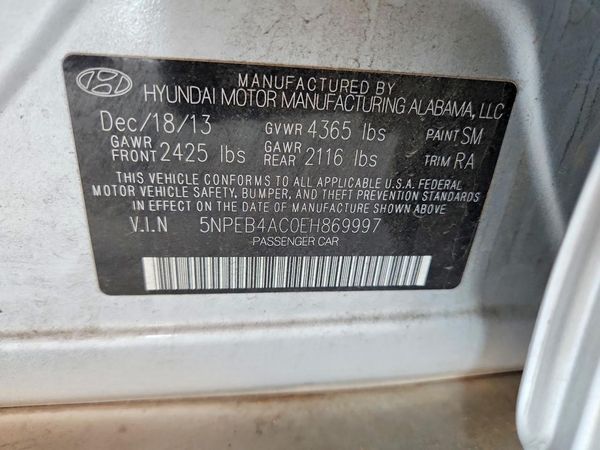 2014 HYUNDAI SONATA GLS/ GLS Popular